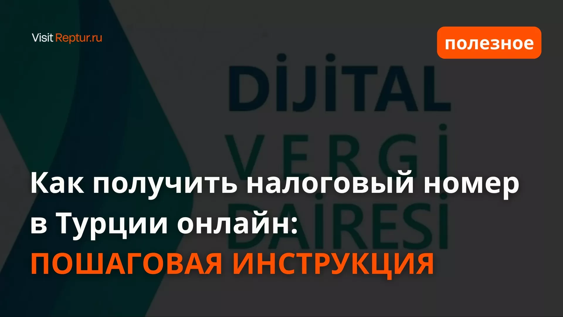 Как получить налоговый номер в Турции онлайн: пошаговая инструкция для иностранцев