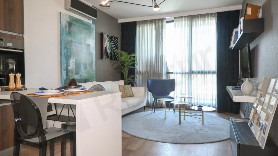 Продаётся 2-комнатная, 56 м², район Бахчешехир, эконом-класс