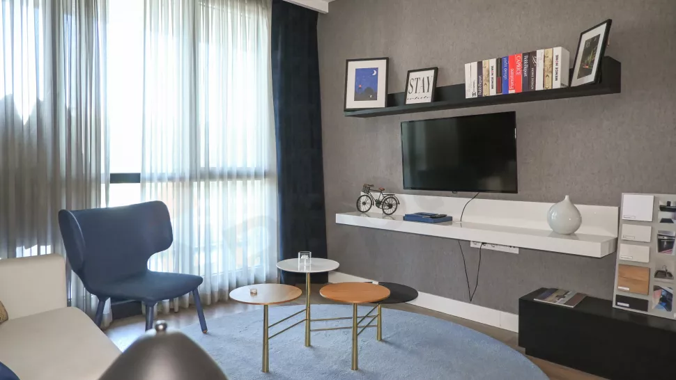 Продаётся 2-комнатная, 56 м², район Бахчешехир, эконом-класс
